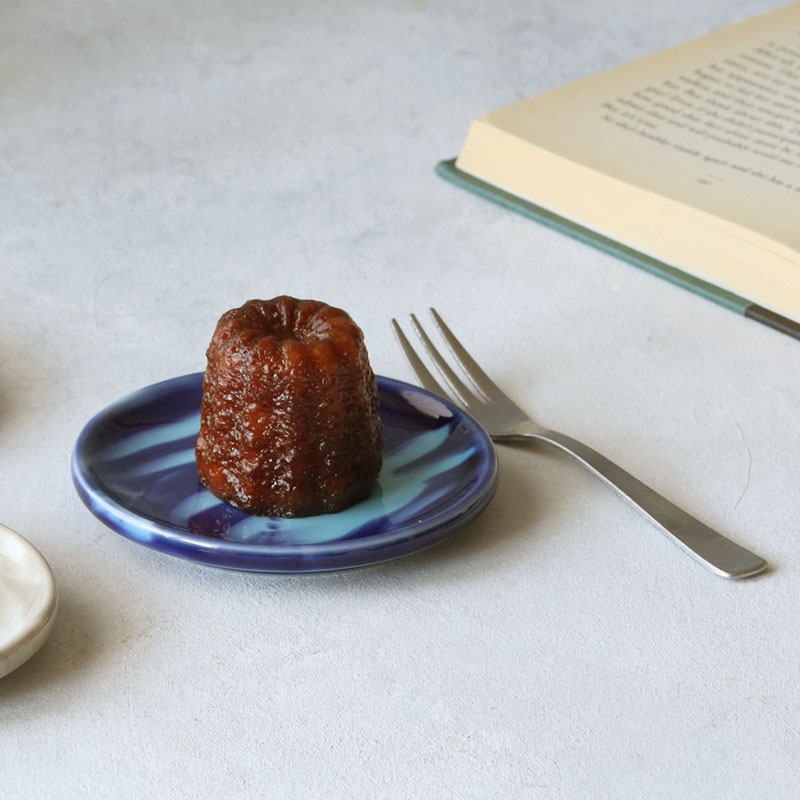 ペアマグカップ 蓋付 マーブル 390cc ブルー×ブラウン 箱入り 送料無料