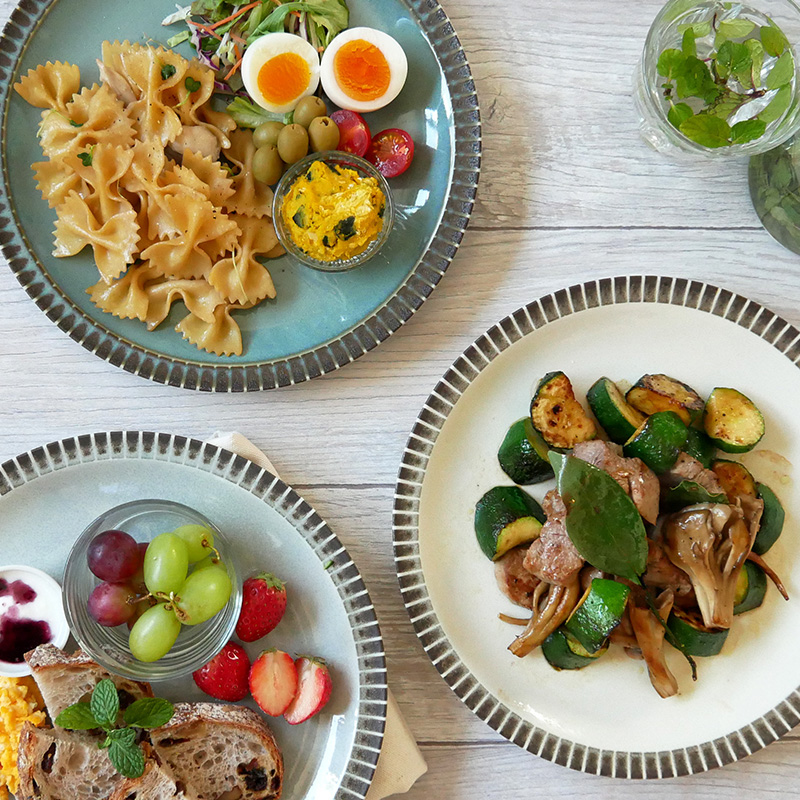 食器ギフト 送料無料 プレート25cm・16.3cm・箸 MARLEマルレ