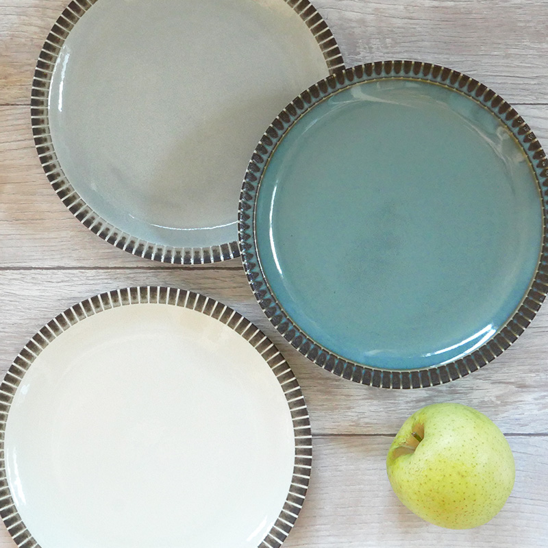 食器ギフト 送料無料 プレート25cm2枚・箸2膳 ペアセット MARLEマルレ