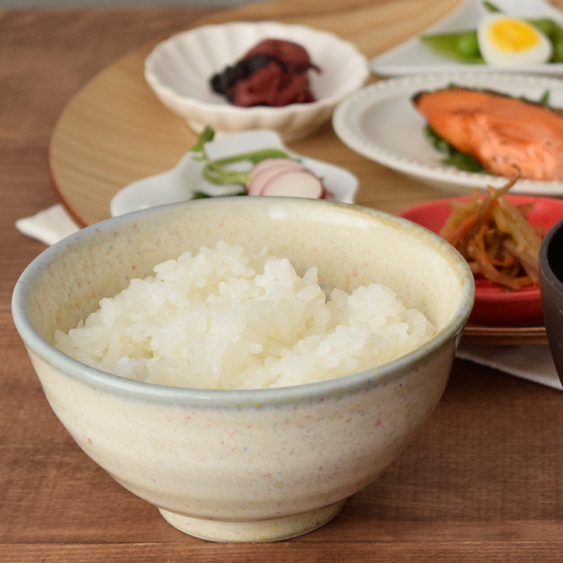 和食器ギフト 虹彩ベージュお茶碗＆お椀＆箸ペアセット 送料無料 青×茶