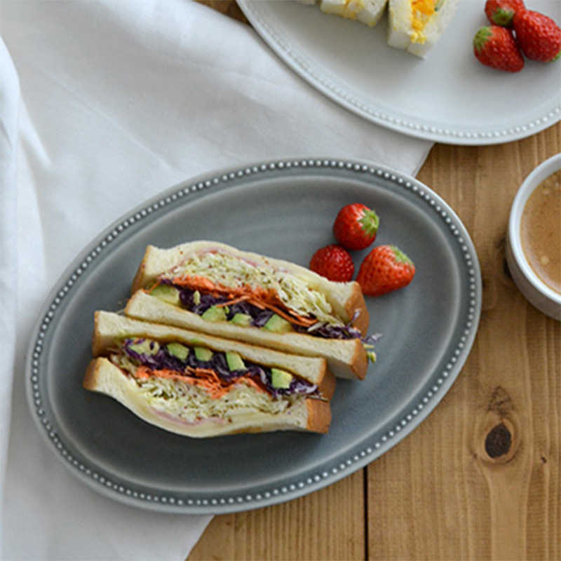 楕円プレートセット