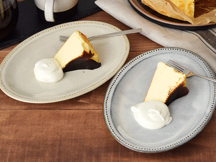 ドット オーバルプレート 24cm 陶器