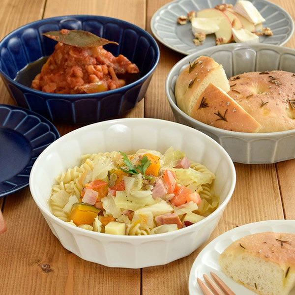 しのぎ お花のボウル大 19cm