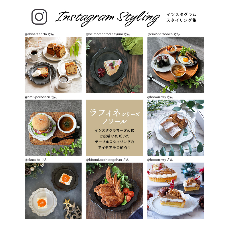 洋食器 プレート 18cm ラフィネ ノワール