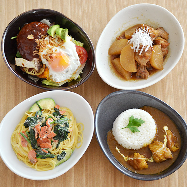 カレー皿　パスタ皿　サラダボウル カレー皿 おしゃれ EAST たまご型カリーボウル 和食器 カレーボウル