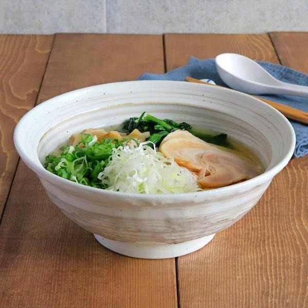 ラーメン鉢 和食器 黒 油滴結晶 石目 6.8寸ラーメン丼 丼ぶり ラーメン