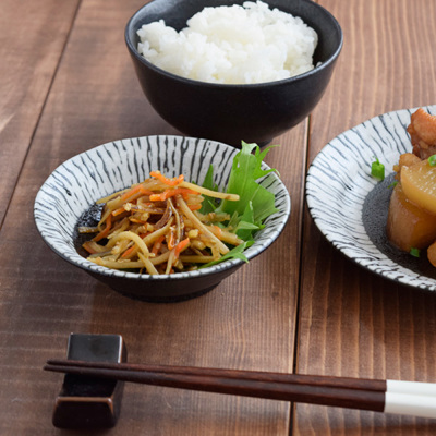 小鉢 11cm 油滴ブラック 和食器 鉢 ボウル 取り鉢 副菜鉢 煮物鉢