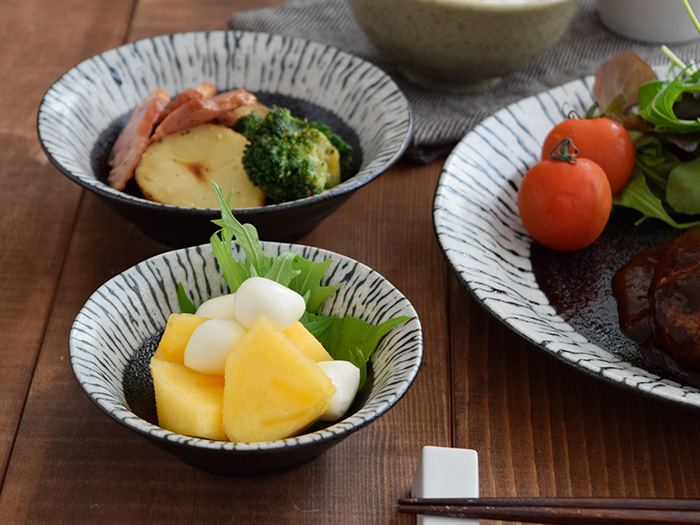 小鉢 11cm 油滴ブラック 和食器 鉢 ボウル 取り鉢 副菜鉢 煮物鉢
