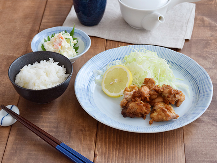 大皿　23.5cm　十草フレーム