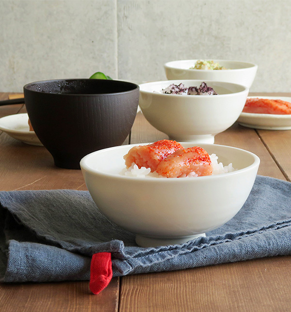お茶碗（ホワイト）