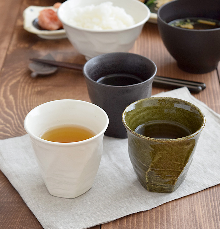 湯呑み　削ぎネジ