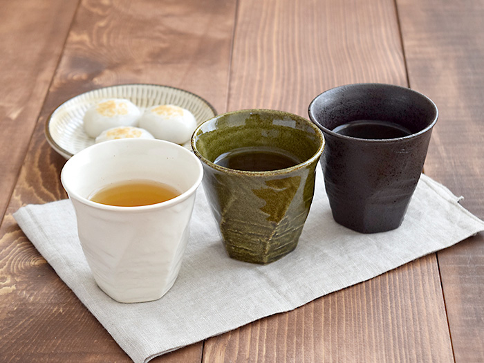 湯呑み 削ぎネジ 和食器 陶器製 ゆのみ 湯のみ 湯飲 カップ コップ