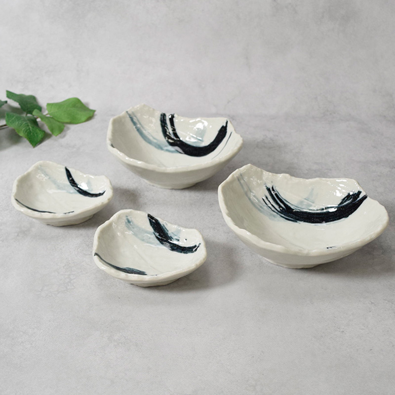 小鉢 ＆ 小皿 2人用 プレート 4枚セット 