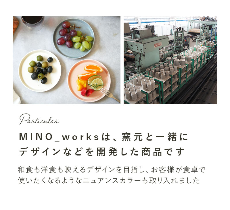 食器6点セット MINO_worksシリーズ（プレート＆ボウル） 食器セット