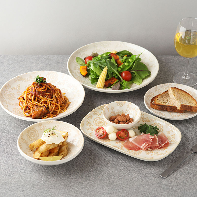 ロイヤルレース シリーズ  6点食器セット 1人用