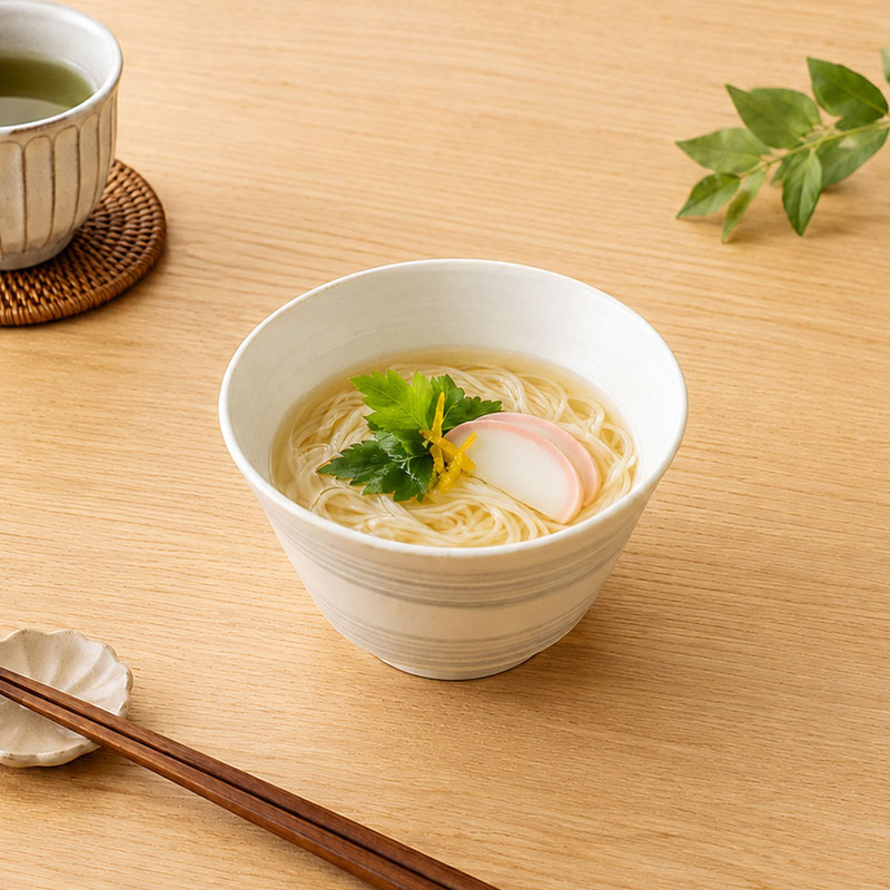ラーメン丼ぶり ＆ ミニ丼ぶり 2人用 4点セット 昇仙 デザインと使い方