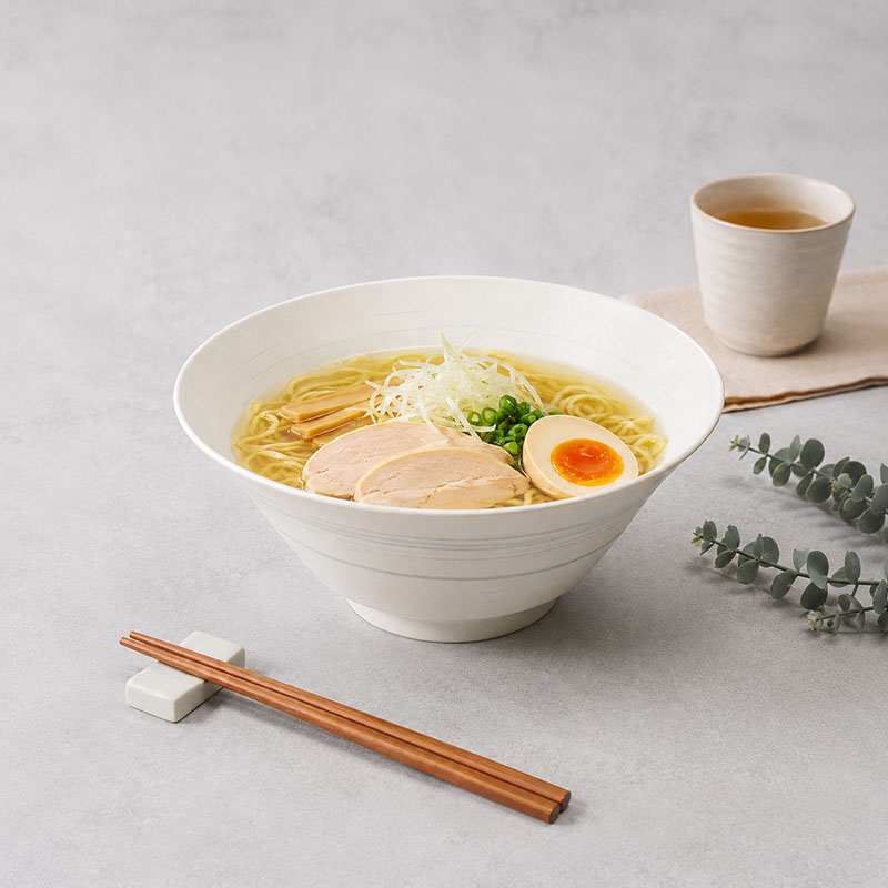 ラーメン丼ぶり ＆ 小丼ぶり 13cm 2人用 4点セット 昇仙 デザインと使い方