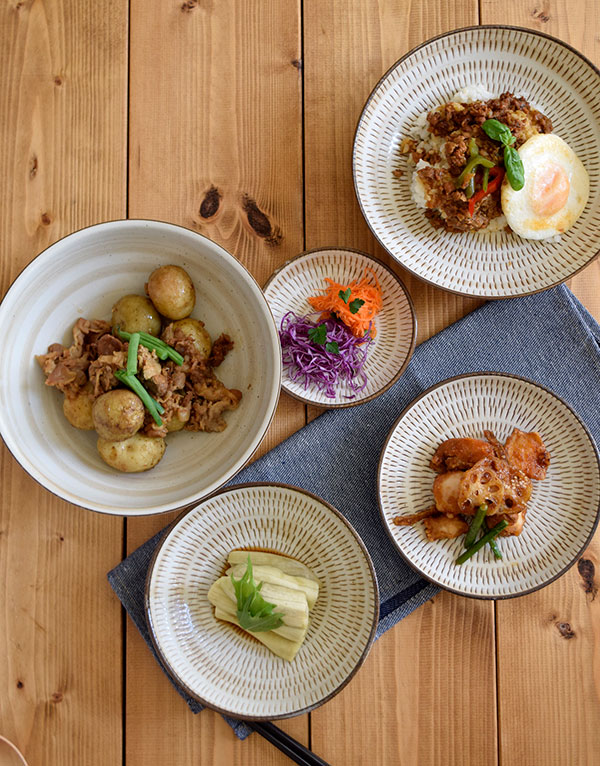 和食器 丸皿 中皿 17cm 美濃民芸 ケーキ皿 取り皿 菓子皿 銘々皿 日本