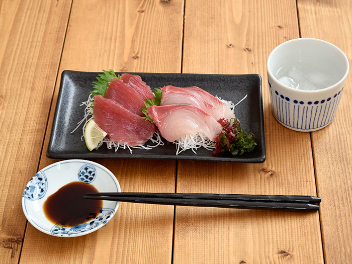 角皿 和色の長角皿 22cm焼物皿 焼き物皿 中皿 プレート 刺身皿 焼き魚