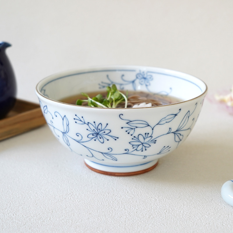 軽量どんぶり 16.5cm 線唐草