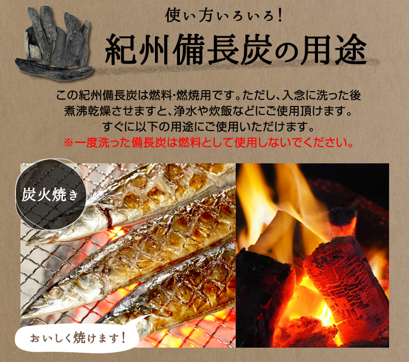 紀州備長炭「小荒炭」200g』 200g前後 炭 木炭 白炭 消臭 国産