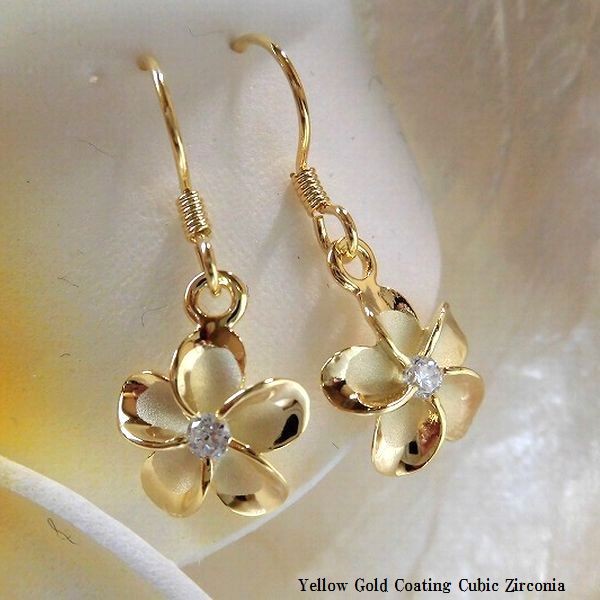 ハワイアンジュエリー ピアス プルメリア 「 新感覚カラーコーディー