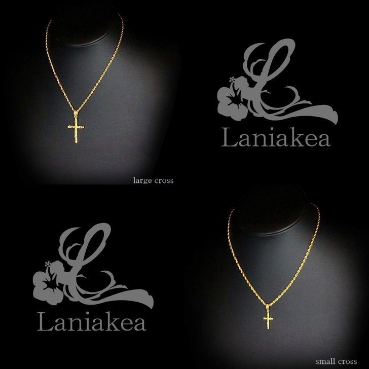 ハワイアンジュエリー ネックレス Laniakea クロス ペンダント