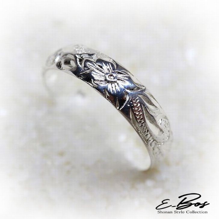 ハワイアンジュエリー トゥーリング フラットタイプ SILVER925 E-BOS