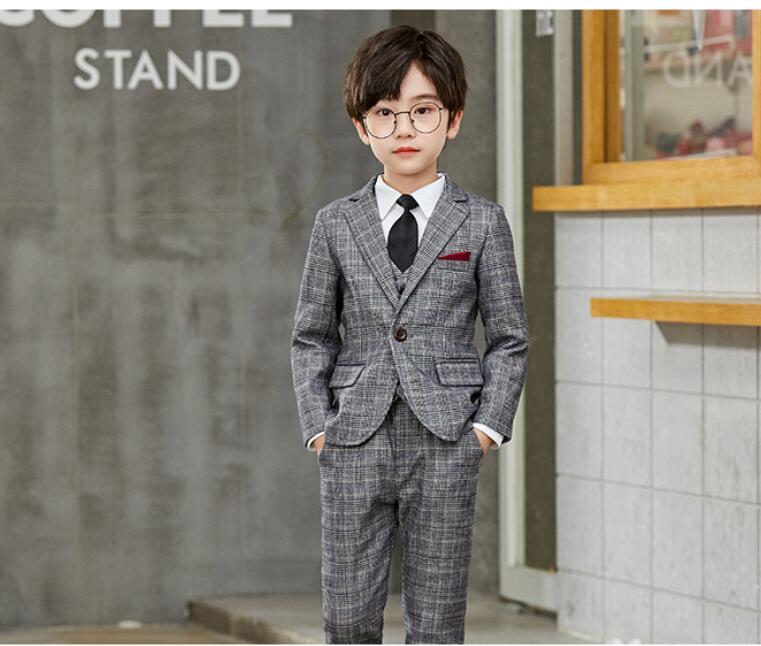 キッズスーツ タキシード 男の子スーツ 子どもスーツ フォーマル おしゃれ 5点セット チェック柄 子供服 司会者 入学式 発表会 結婚式 演出会 ピアノ 成人式 u71pi0rs Godawaripowerispat Com