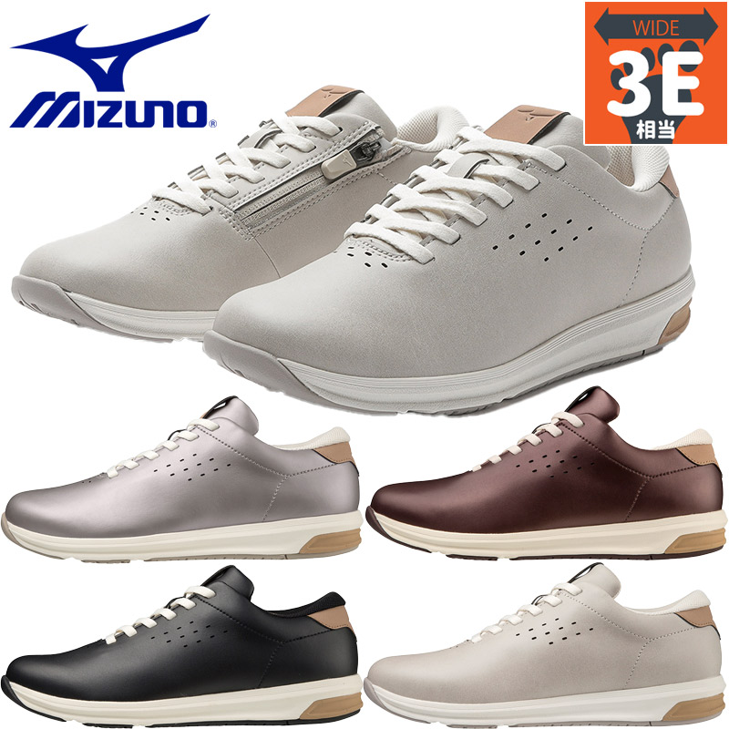 極美品■ミズノ■スニーカー✨ユウドウ コンフォート サイドジップ ウォーキング MIZUNO ミズノ公式 ユウドウII ウォーキング レディース