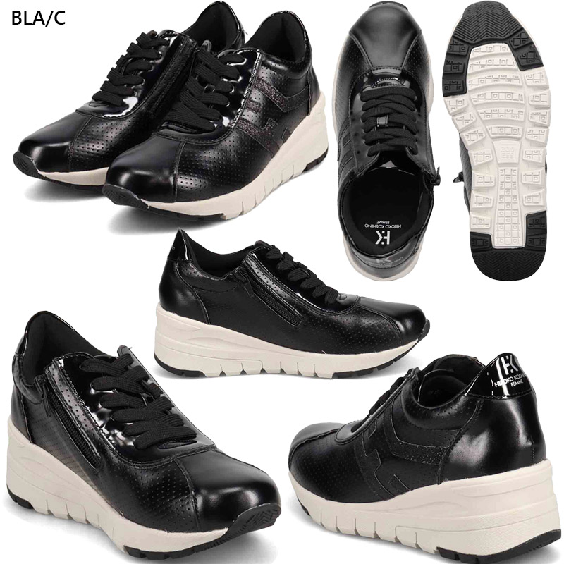 靴 hiro 楽天市場】ヒロココシノ ファム HRL3005 ヒールアップスニーカー