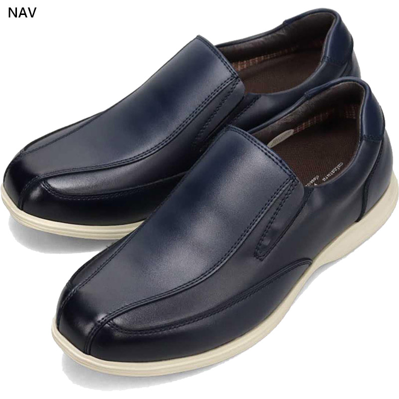 ３E 幅広 ヴィアカミーノ メンズ ソフト ライトカジュアル スリッポンカジュアルシューズ 靴 シューズ カジュアル ウォーキング 軽量 ブラック 黒 ネイビー ブラウン 茶色 送料無料 via cammino VC7703 3E 幅広 ヴィアカミーノ メンズ ソフト ライトカジュアル スリッポン