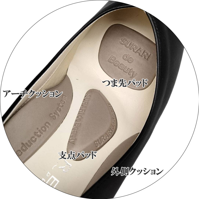 姿勢サポート リセット レディース パンプス 靴 シューズ オフィス