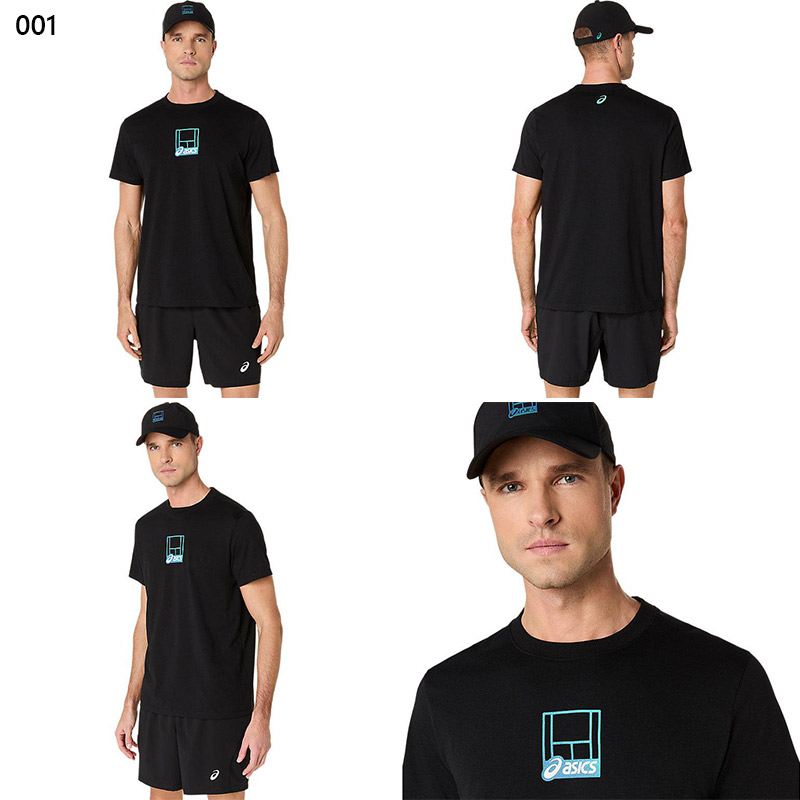 ASICS（アシックス） メンズ グラフィックTシャツ テニス ウェア 競技