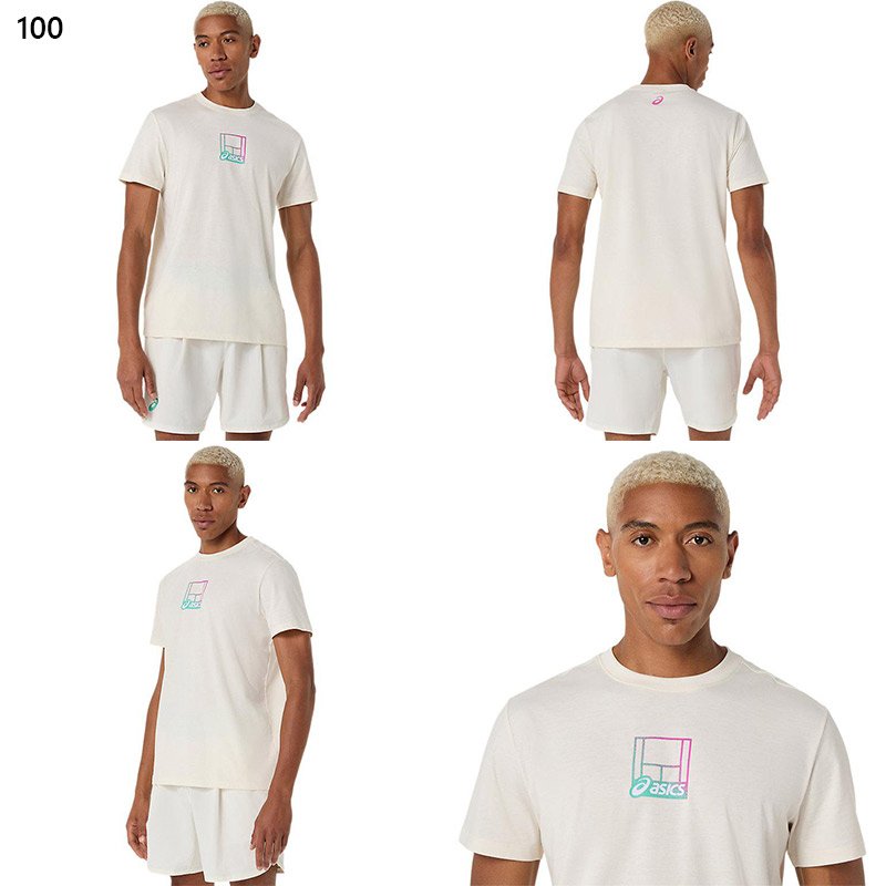 ASICS（アシックス） メンズ グラフィックTシャツ テニス ウェア 競技