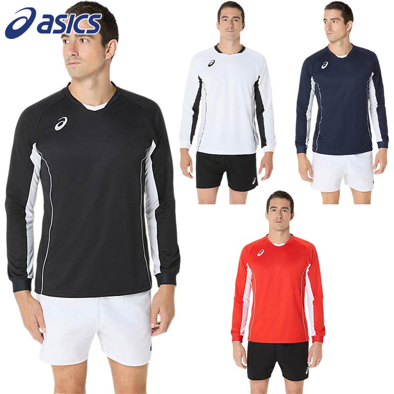 ASICS アシックス メンズ ゲームプラシャツ 長袖 バレーボール