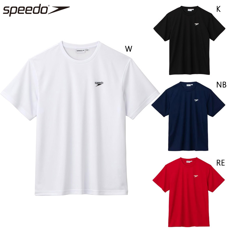 SPEEDO 半袖シャツ 黒 Men's Essential Short Sleeve Swim Top Black | Speedo UK