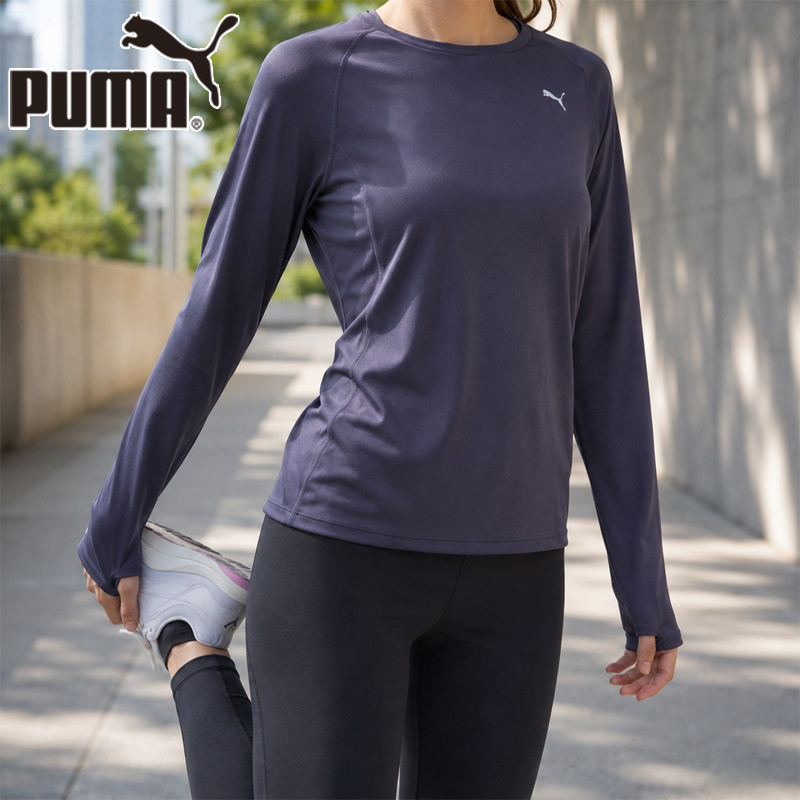 PUMA（プーマ） レディース RUN VELOCITY ロングスリーブ Tシャツ