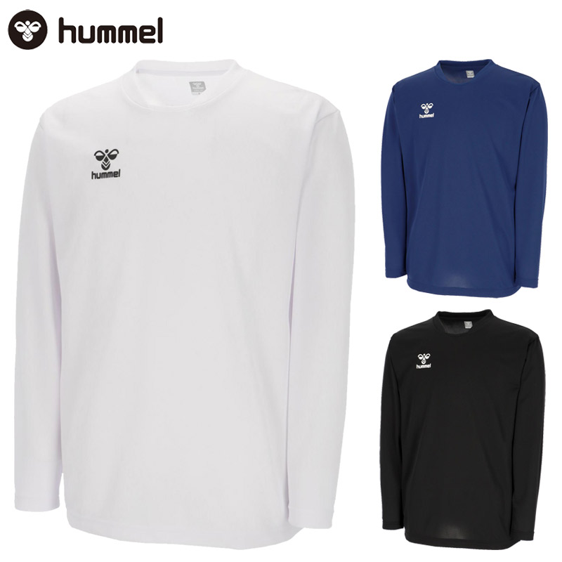 hunmel ヒュンメル サッカーシャツ スポーツシャツ 長袖 Lサイズ hummel（ヒュンメル） メンズ チームロングTシャツ サッカー アパレル