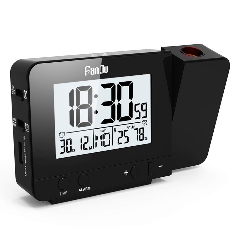 珍しい 計 時計 デジタル湿度計 USB給電 単4電池 置き時計 目覚まし時計 置時計