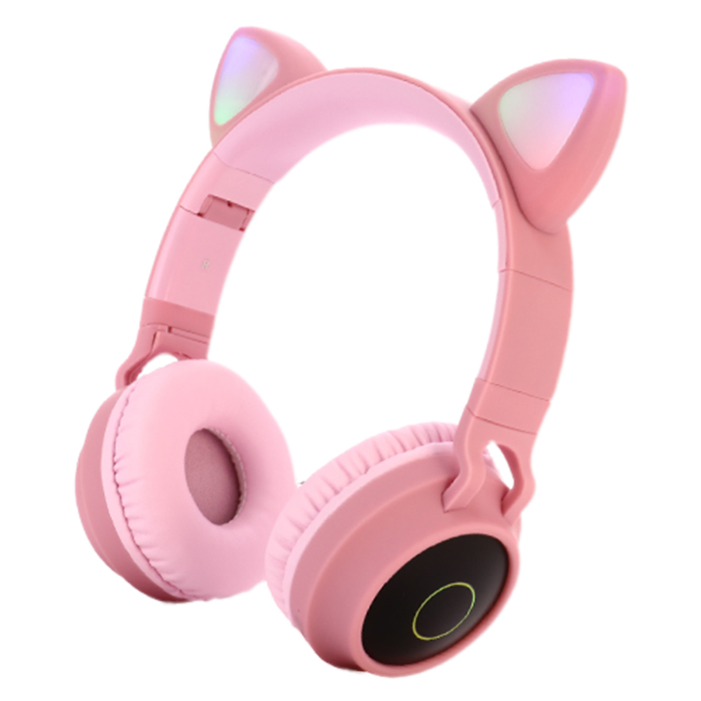 ワイヤレスヘッドホン ヘッドフォン Bluetooth5.0 LED付き ネコ耳 プレゼント オーディオ 有線 無線 折りたたみ 持ち運び 軽量 全5色｜shop-always｜05