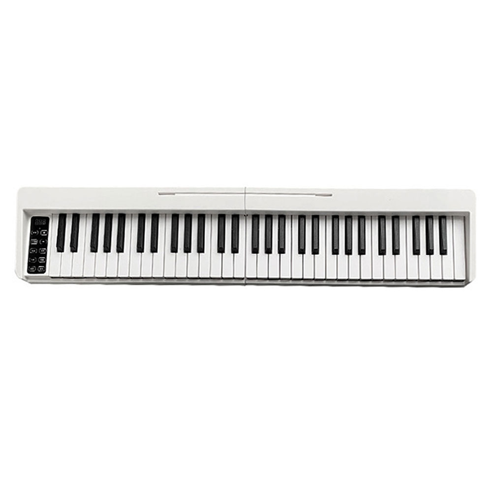 折りたたみ 電子ピアノ 61鍵 USB充電式 折り畳み式 音色128種類 専用 