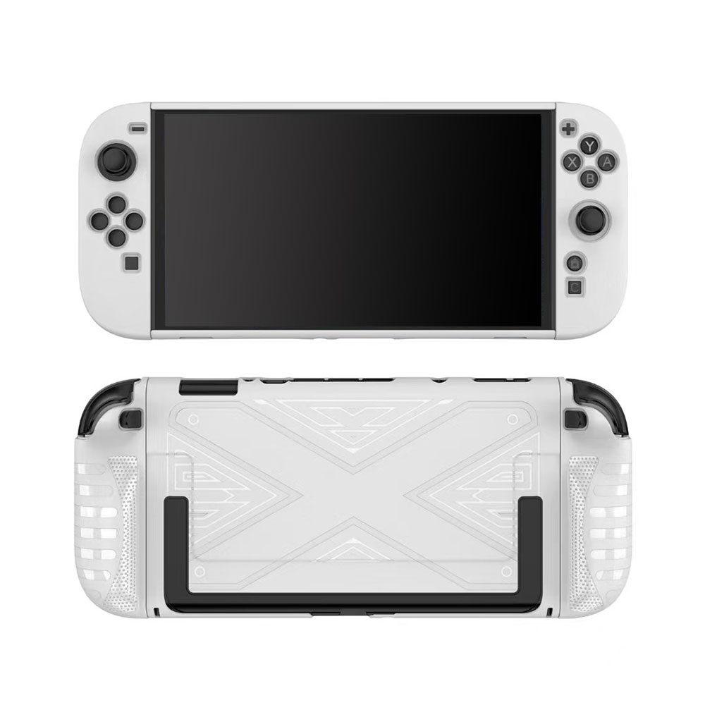 【ケース、ソフト2つ付き！】Nintendo Switch(グレー・箱あり) Switch2 カバー TPUセミハード セパレートタイプ 分離式 保護