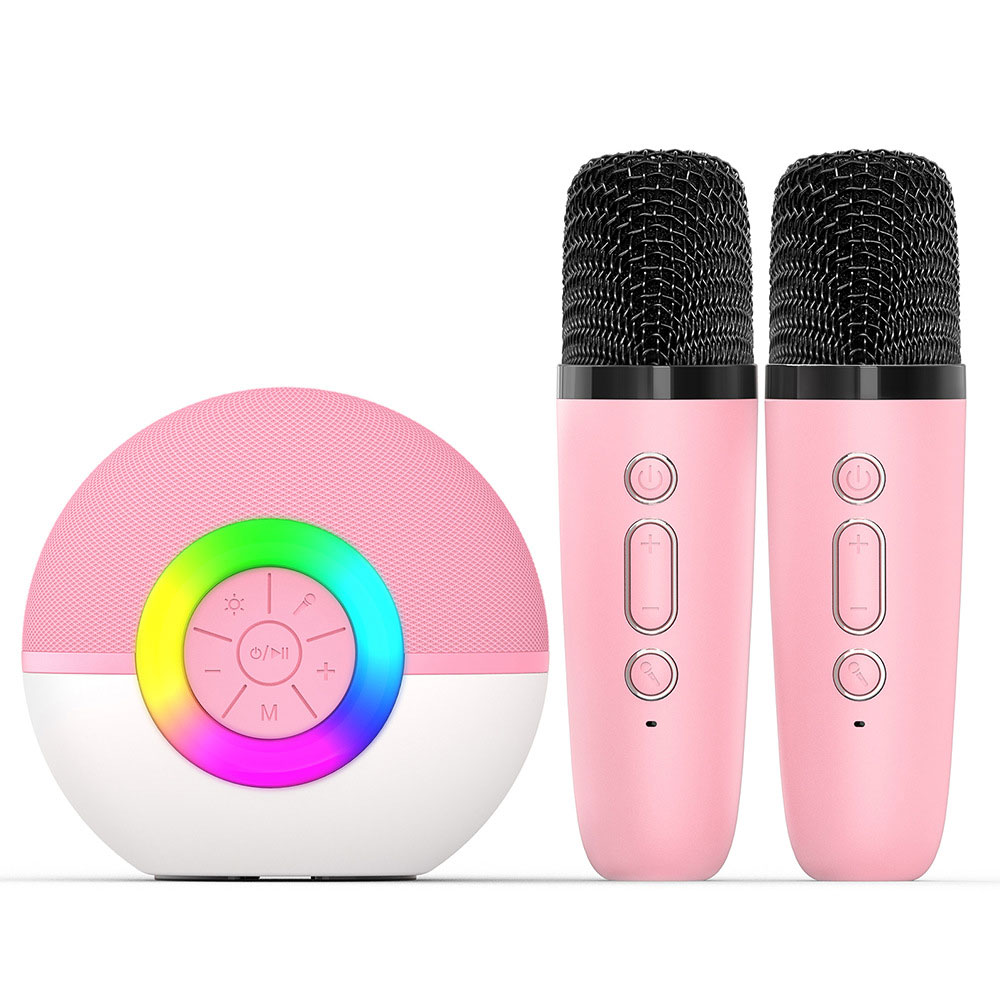 スピーカーセット カラオケ マイク 2本 Bluetooth5.3 カラオケセp ワイヤレス カラオケマイク スピーカー セット マイク2本付属