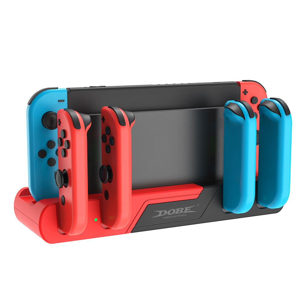 Switch ドック Joy-Con 4台同時 充電スタンド 一体型 スイッチ ジョイコン 周辺機器 アクセサリー コントローラー 有機ELモデル  両対応