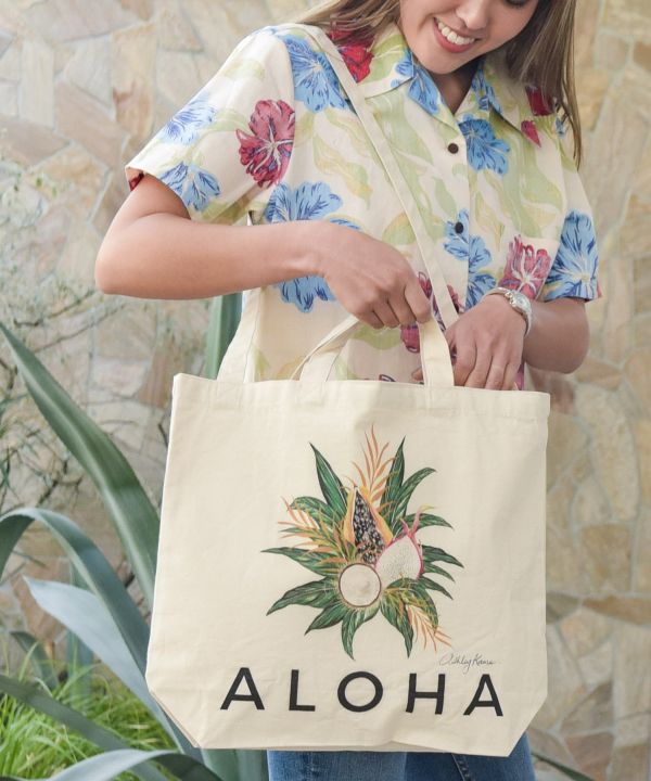 チャリティショルダー カヒコ ハワイアン ファッション雑貨 バッグ ハワイ雑貨 バッグ エコバッグ かわいい 46LP1205｜shop-anela｜02