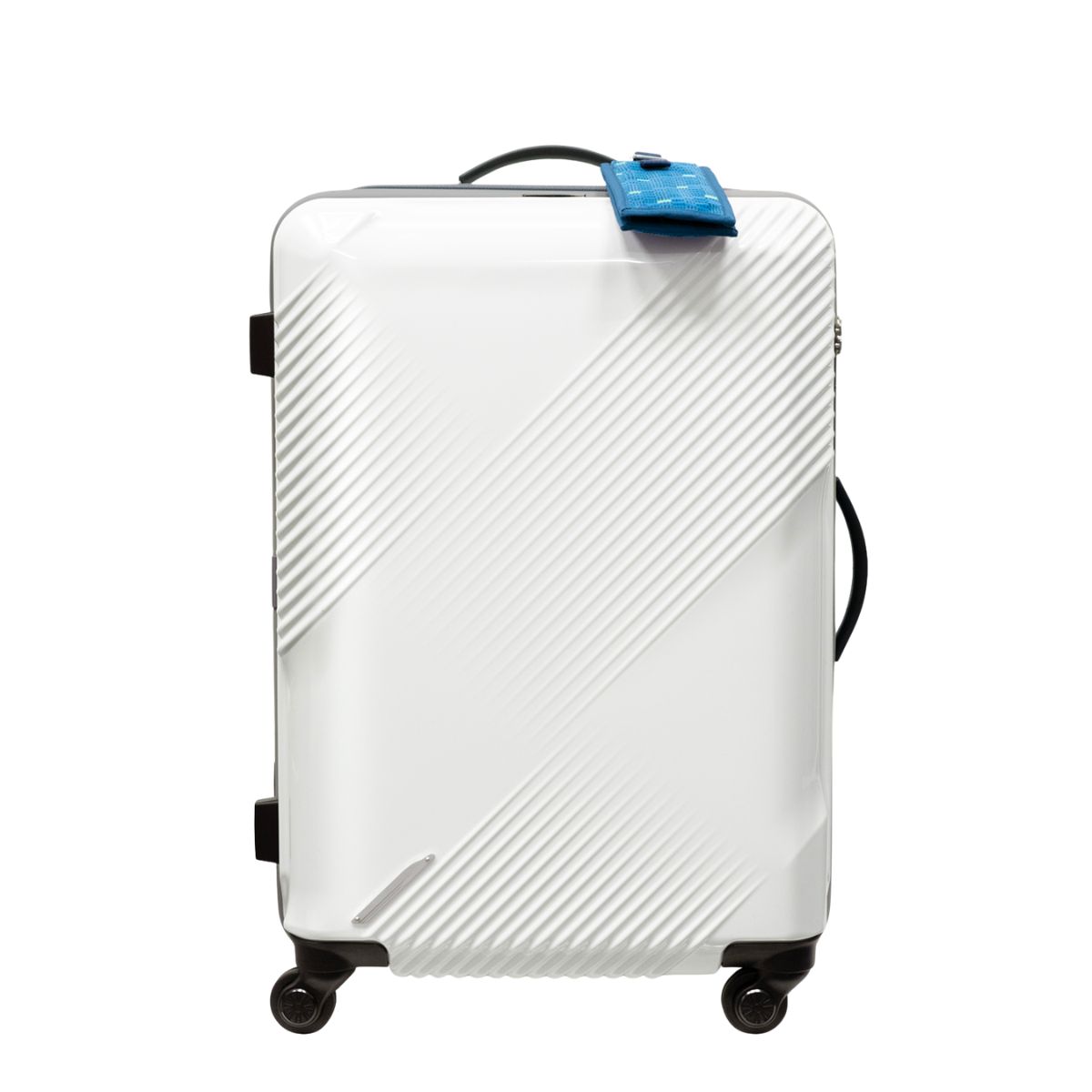 スーツケース Mサイズ 61L 日本製 東海道新幹線 N700系 リサイクル キャリーケース キャリーバッグ ストッパー付き 軽量 3泊4泊5泊 鉄道グッズ【JR東海承認済】の画像