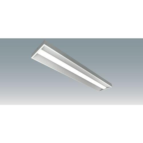 LEDベースライト器具本体(2台入) アイリスオーヤマ LXBF-KK40-W250 直付下面開放型 40形 W250 ホワイト ライトバー別売