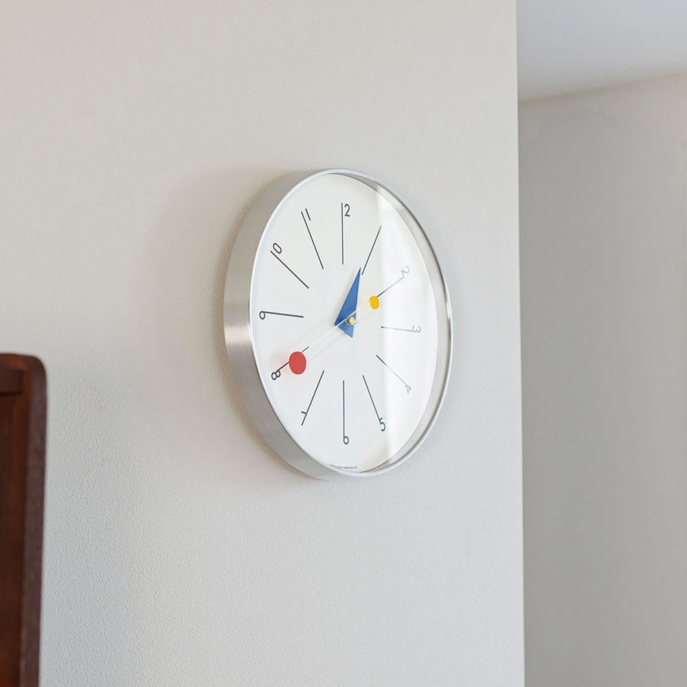 INTERFORM（インターフォルム） 壁掛け時計 ウォールクロック Schenk