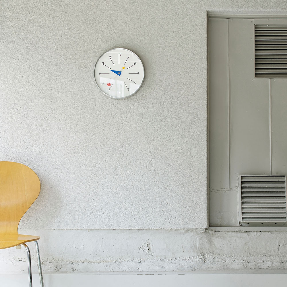 INTERFORM（インターフォルム） 壁掛け時計 ウォールクロック Schenk